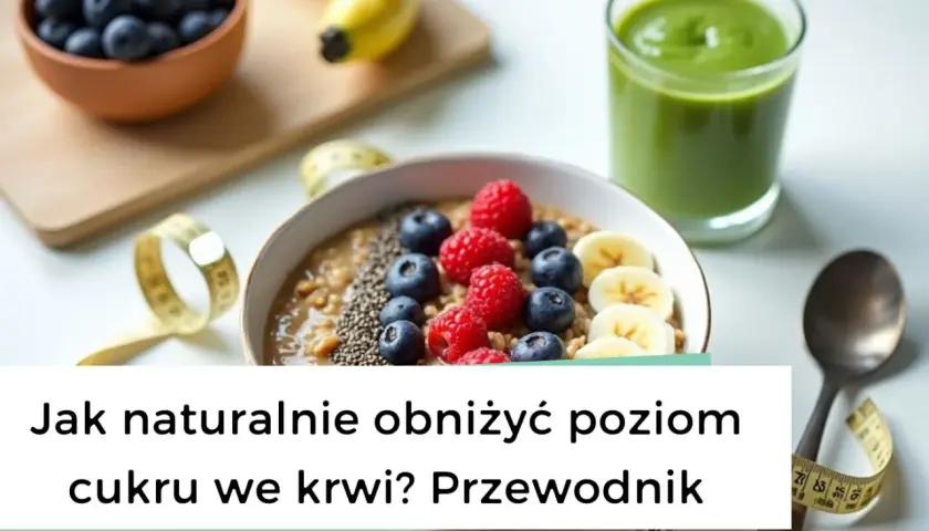 Jak obniżyć cukier bez recepty? Naturalne sposoby i suplementy