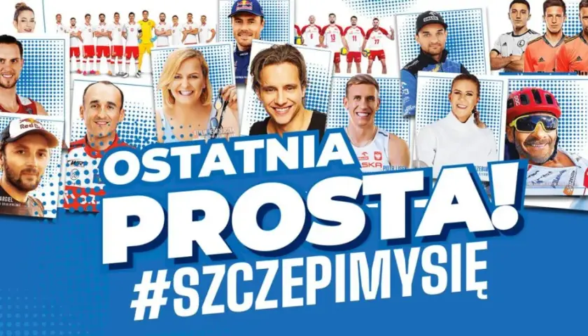 Znani sportowcy i celebryci zachęcają do szczepienia covid. #szczepimysię dla zdrowia!